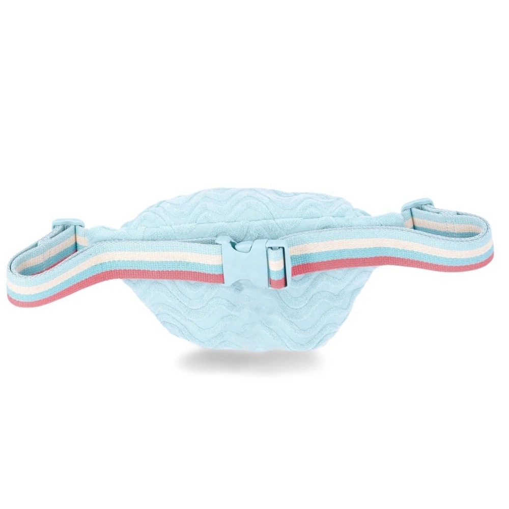 No Boundaries Women's Beach Terry Cloth Fanny Pack, Teal Wave, NWT - Picture 4 of 4